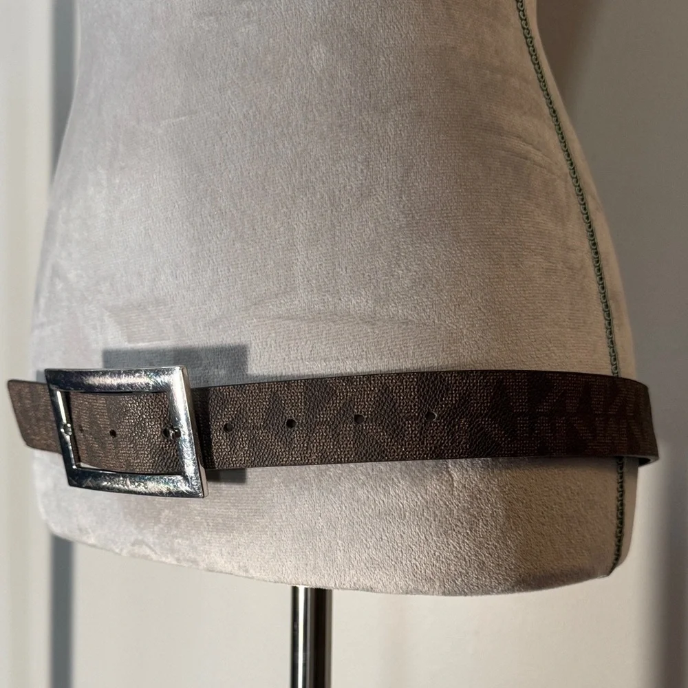 Michael Kors reversible Brown or black Patterned Belt